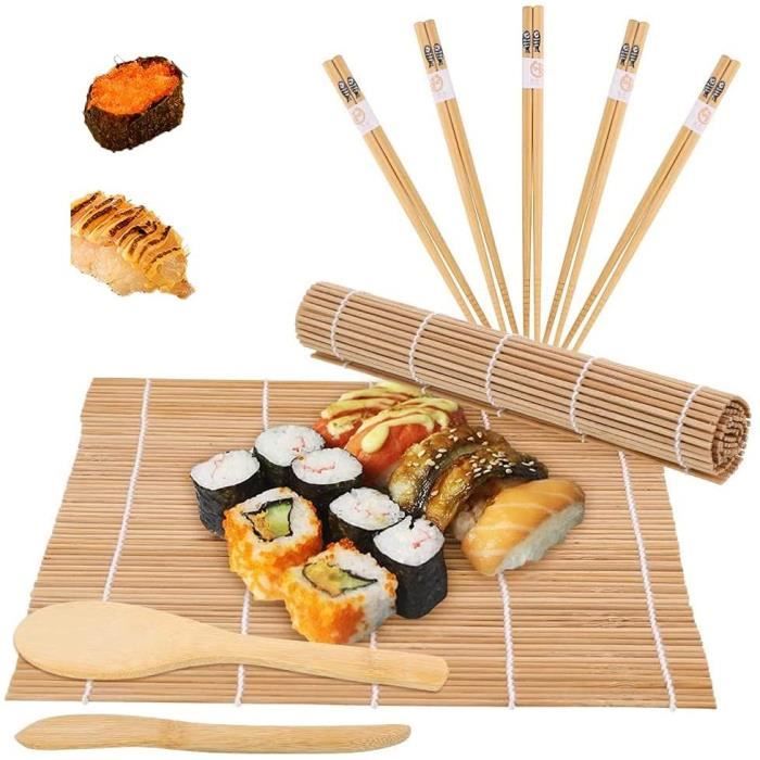1 Ensemble Kit Complet De Fabrication De Sushi Pour Débutants Avec
