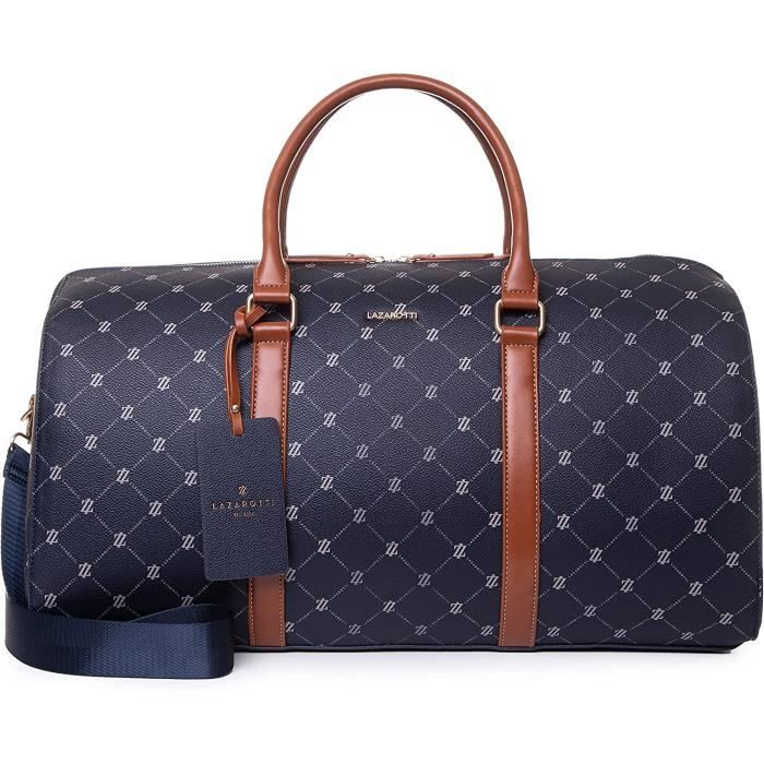 Sac De Voyage Halara – Fourre-tout Gym/week-end – Blanc Et Bleu – Taille Unique – Neuf