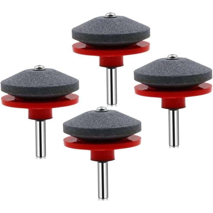 Lot De 4 Aiguiseurs De Lames De Tondeuse À Gazon Rotatifs Pour Perceuse