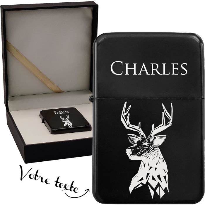 Briquet Faucon Avec Gravure Faucon No2 En Vol Illustration Cadeau Personnalisé | Animaux |motifs