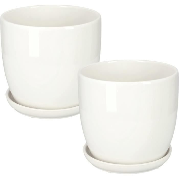 4 Pcs Soucoupes Rectangulaires Pour Plantes Soucoupes En Plastique Pour Plantes Plateau D'Égouttement Pour Pots De Fleurs