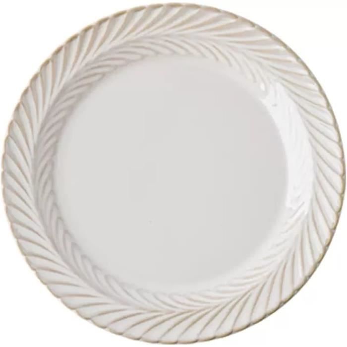 8 Pièces Assiette Plate En Émail Assiette En Émail Plateau De