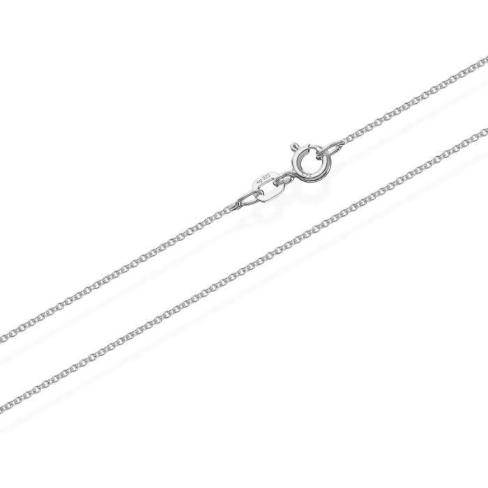 Collier Ancien Maille Forçat En Argent Massif 925 - Style Art Déco Années 1930, Occasion