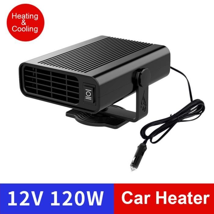 Chauffage De Voiture Portable 12V 800W - 4 Sorties D'air - Dégivrage, Désembuage - Pour Voiture, Camion
