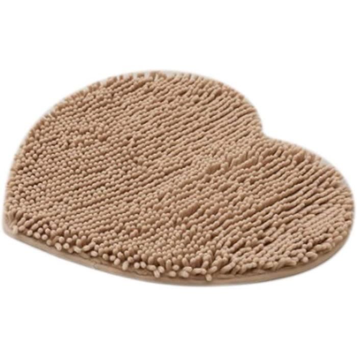Tapis Salle De Bain En L Gris - Absorbant, Antidérapant Et Confortable Avec Mousse à Mémoire