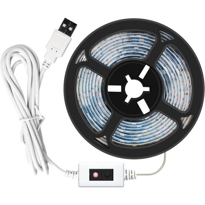 Lot De 4 Lampes LED Pour Poussette Tomedeks - 2 Blanches, 2 Rouges, Piles Incluses, En Silicone Souple, Sécurité Nuit