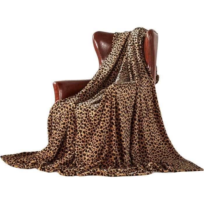 Couverture Surdimensionnée Eddie Bauer En Duvet – Motif Orignal Et Ours, 50 X 72