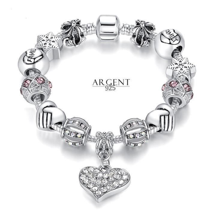 bracelet pandora argent avec coeur bracelet pandora argent avec coeur