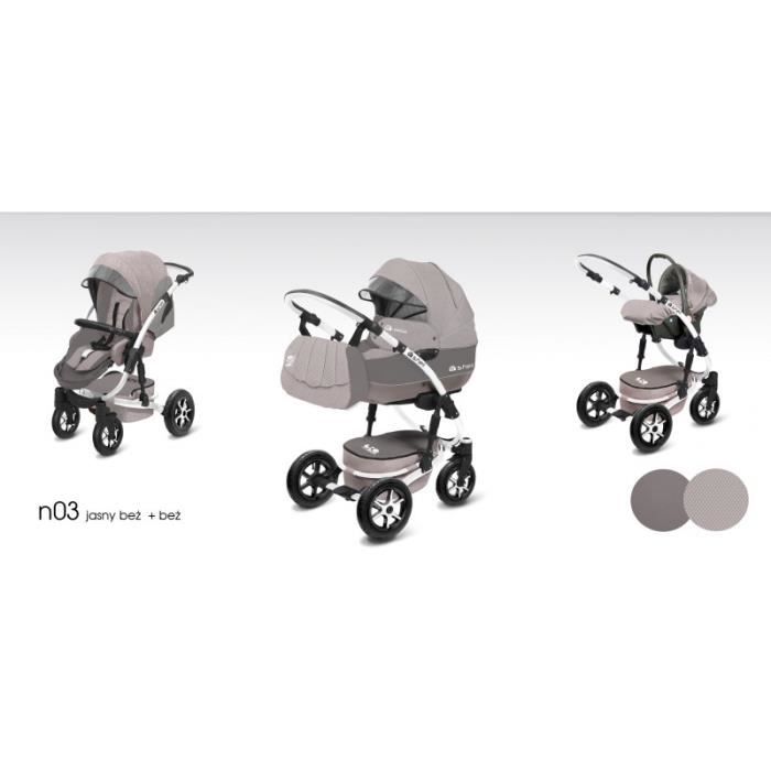 poussette trio avec base auto