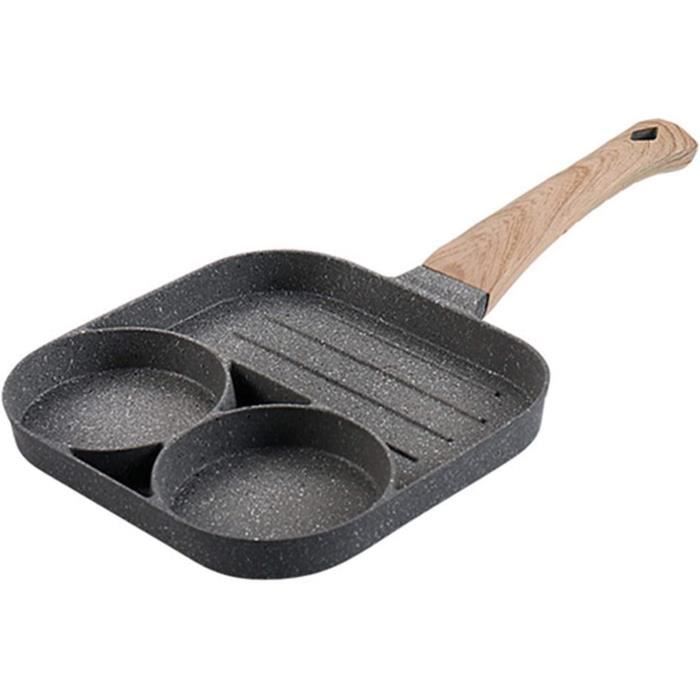 Poêle à Frire Anti-adhésive 26 Cm – Compatible Induction, Gaz, Céramique – Pour Steak, Omelettes, Poisson - 8