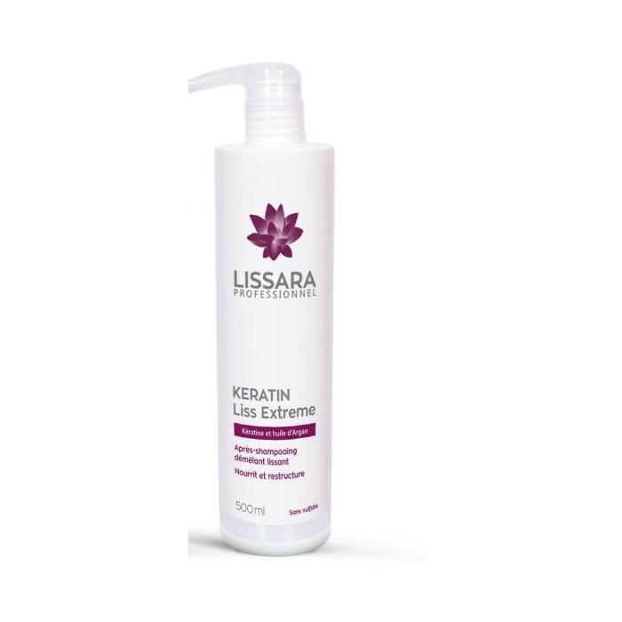 Après-Shampoing Sans Sulfate - à la kératine - Prolongateur Apres 