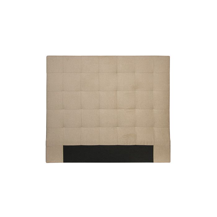 Tete De Lit En Tissu Beige Megan 160 Cm Cdiscount Maison