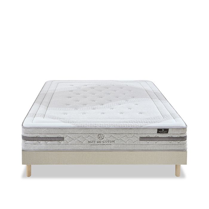 Ensemble Sérénade 160x200 cm Matelas Ressorts ensachés + Sommier Bois Ensemble Sérénade 160x200 cm Matelas Ressorts ensachés + Sommier Bois
