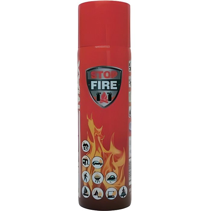 Bombe aérosol extincteur 500g