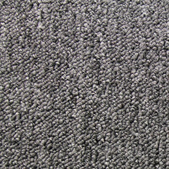 Dalle de Moquette Ultra-Résistant Couleur Anthracite, Paquet de 20 Dalles de 50cm x 50cm (Superficie de 5m²)