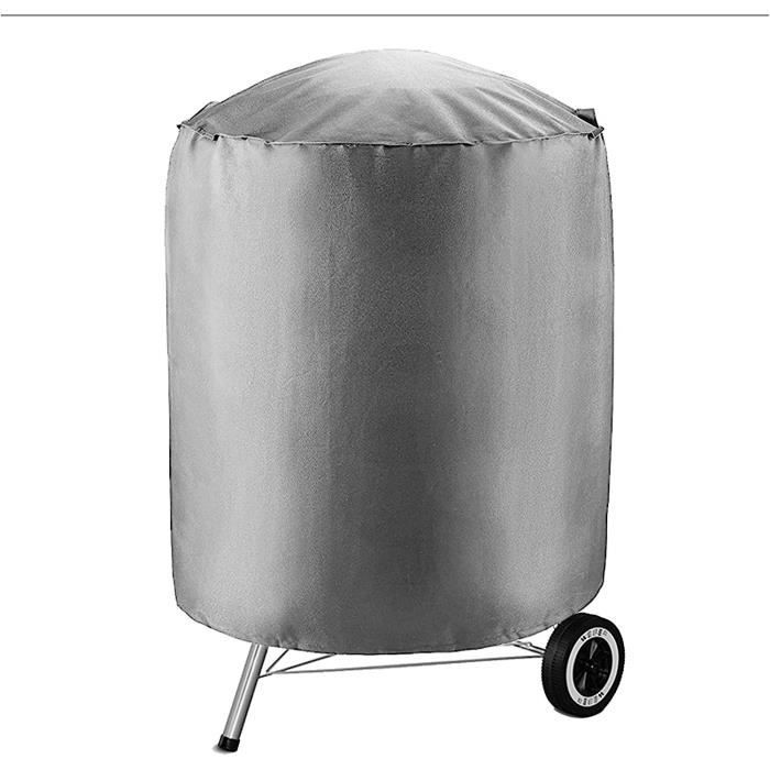 Housse Imperméable Pour Barbecue Et Abri De Jardin - Protection Solaire - Couleur : Gris Clair