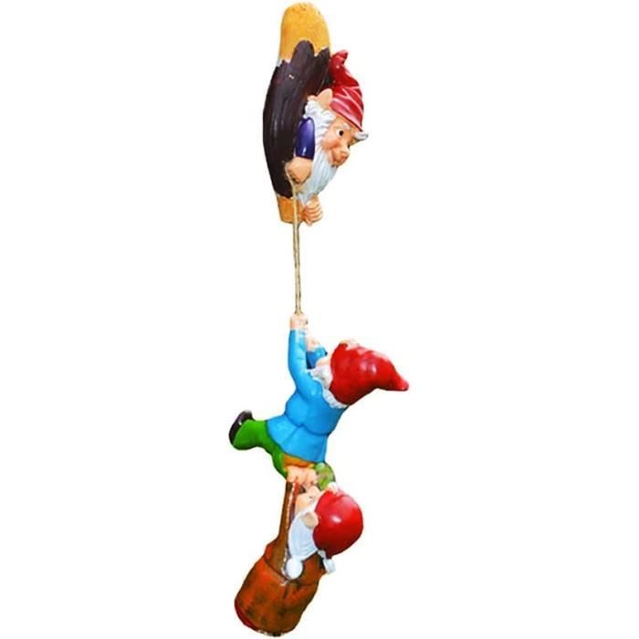 Statue De Nain De Jardin – Nains De Jardin - Décoration De Jardin Assis Sur Une Moto Avec