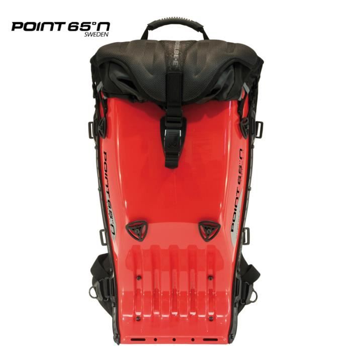 Sac à dos moto à coque rigide Bagtecs Carbon 30 Litres Volume noir ✓ Achetez maintenant