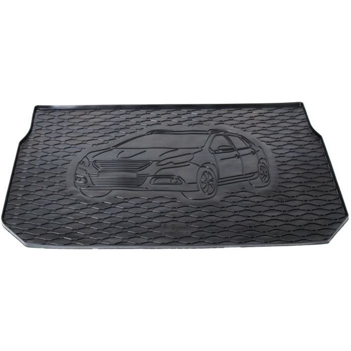 Tapis de coffre en caoutchouc avec impression - Peugeot 2008 avec année 2013-2019