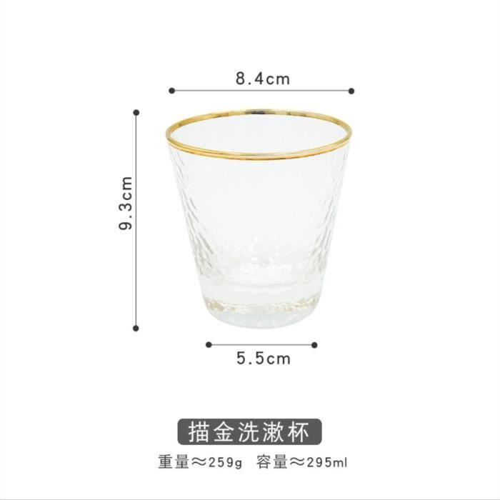 FLYING-Gobelets De Salle De BainEnsemble De Tasses En Verre Plaqué