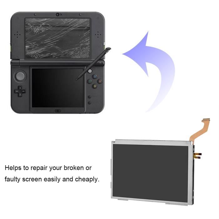 Écran LCD supérieur pour 3DS XL, Pièces de rechange Accessoires Écran supérieur LCD supérieur pour les jeux du système