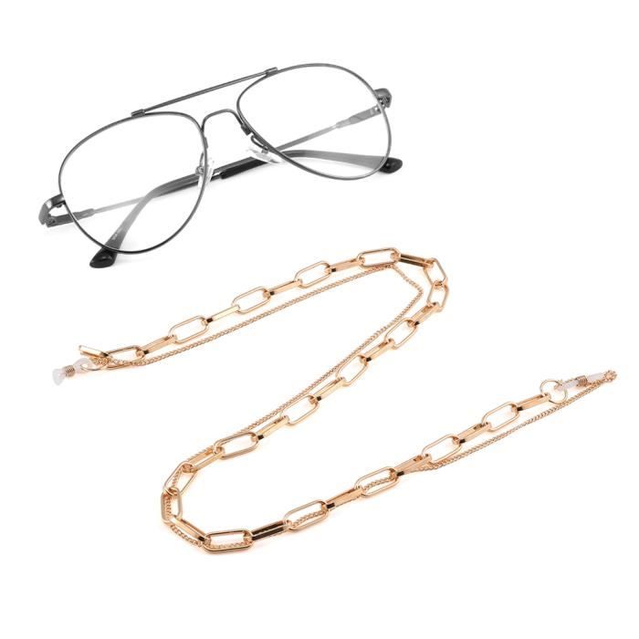 Ensemble De 4 Chaînes De Lunettes Pour Femme - Sangle Fine Avec Perles, Cordon Réglable Pour Lunettes & Masques