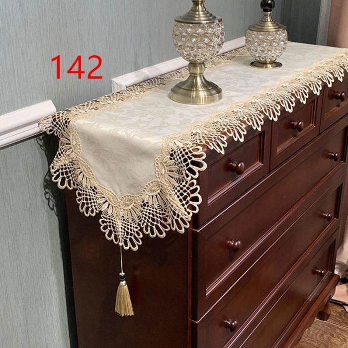 Nappe de table, brodée, coton - : décoration marine Taille