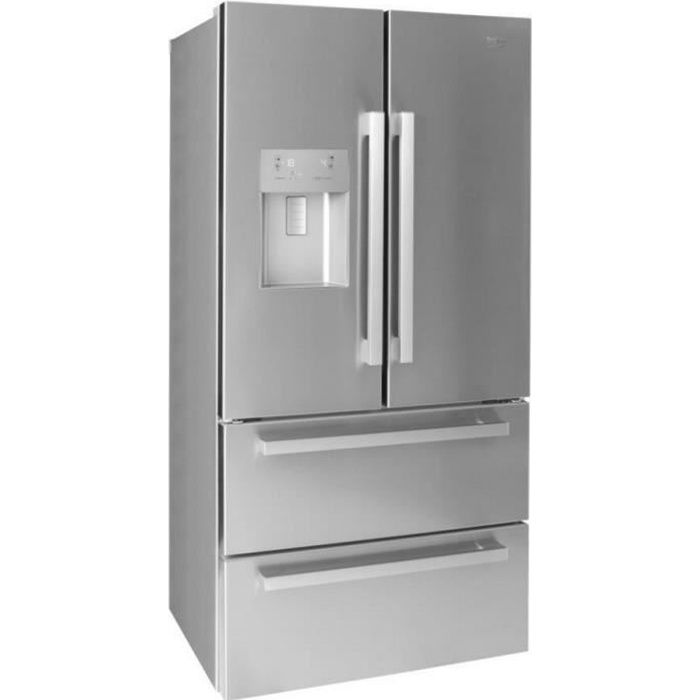 Beko Réfrigérateur américain 84cm 530l nofrost inox - gne60532dxpn