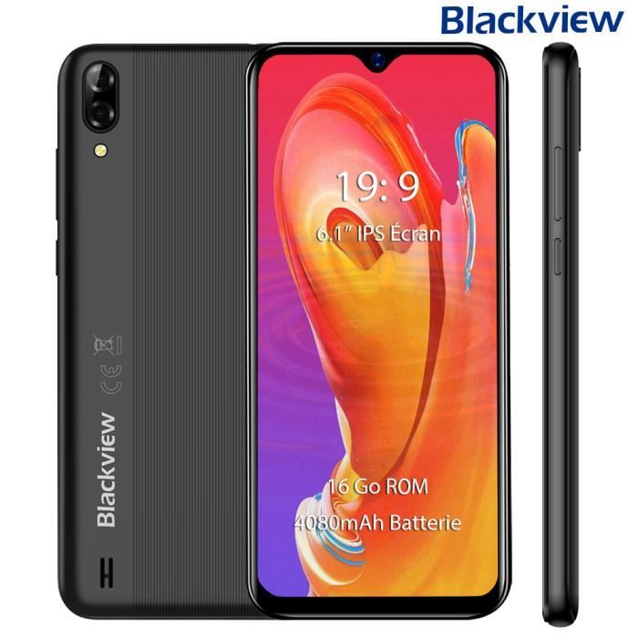 Vente Téléphone portable Blackview A60 Smartphone Pas cher 16Go 6.1" Debloqué - Noir pas cher Vente Téléphone portable Blackview A60 Smartphone Pas cher 16Go 6.1" Debloqué - Noir pas cher