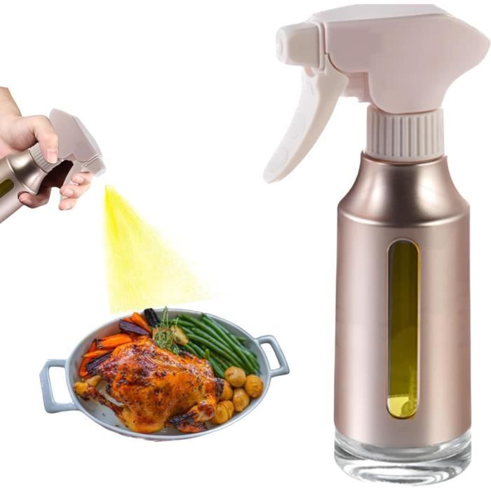 2 Vaporisateurs D’huile 200 Ml – Cuisine, Barbecue, Salade – Bouteille Plastique Alimentaire, Spray Fin économiseur