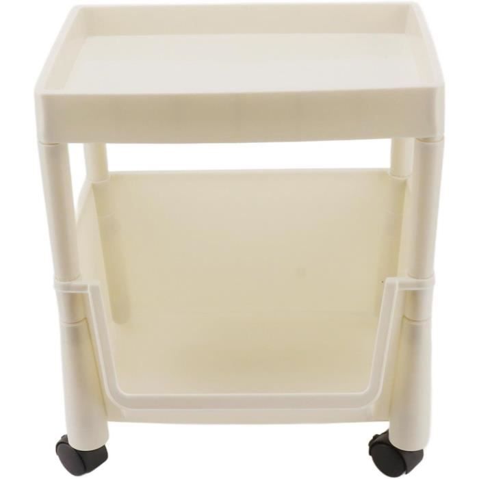 Bibliothèque Mobile Avec Roulettes NUODWELL - 5 Ou 6 étagères, Plastique, Gris/orange, Pour Enfants Ou Bureau