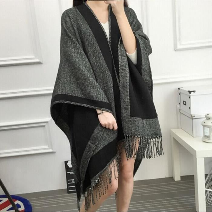 Danish mouth heroic Nouveau Echarpe Femme Hiver Châle Féminin Classique Noir et Gris à La Mode Grosse Echarpe Elégante Couleur Pur - Cdiscount Prêt-à-Porter Danish mouth heroic Nouveau Echarpe Femme Hiver Châle Féminin Classique Noir et Gris à La Mode Grosse Echarpe Elégante Couleur Pur - Cdiscount Prêt-à-Porter
