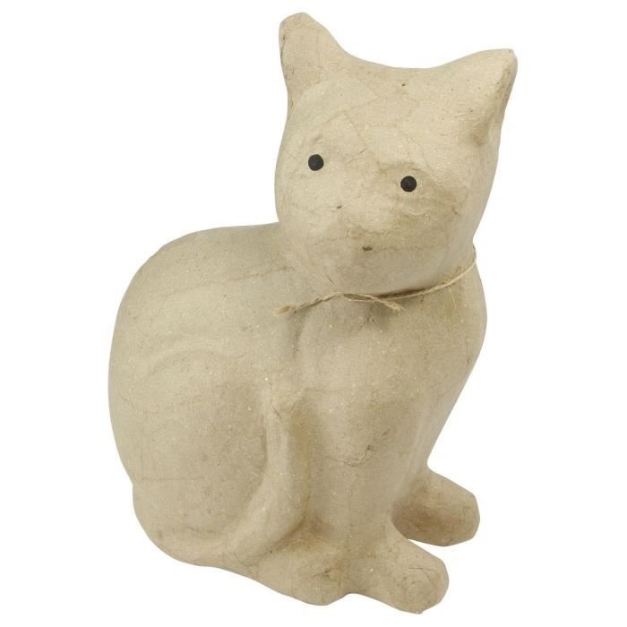 Decopatch Chat Assis 25cm Achat Vente Support A Decorer Decopatch Chat Assis 25cm Cdiscount