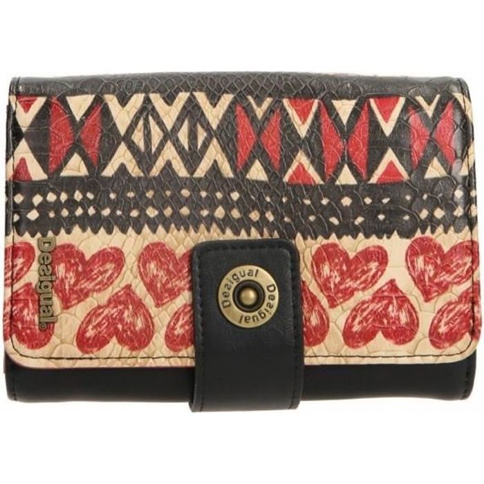 Portefeuille Femme Desigual Wallet 2TONES/_Maria Noir