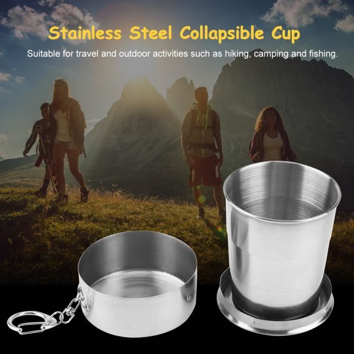 Bol, tasse à eau en titane 220ml-900ml,avec couvercle,à