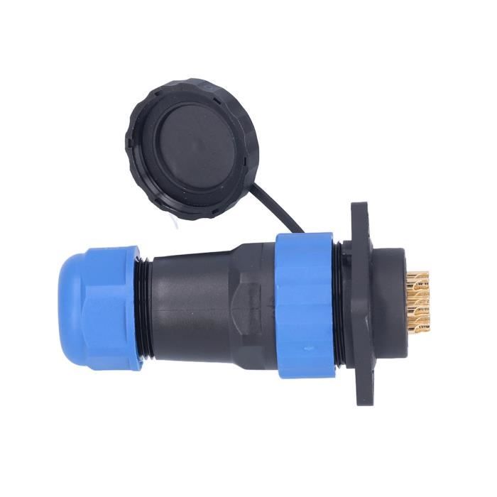 Connecteur Étanche Aviation SD20 4 Broches 25A IP67 - Prise Et Douille Filetée Pour Alimentation Industrielle