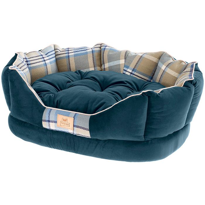 FERPLAST Corbeille Charles 50 - 45x35x17 cm - Bleu - Pour chien et chat