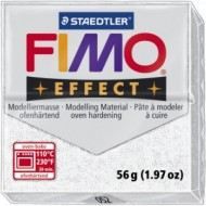 Pâte à modeler FIMO - Blanc glitter - 56 g