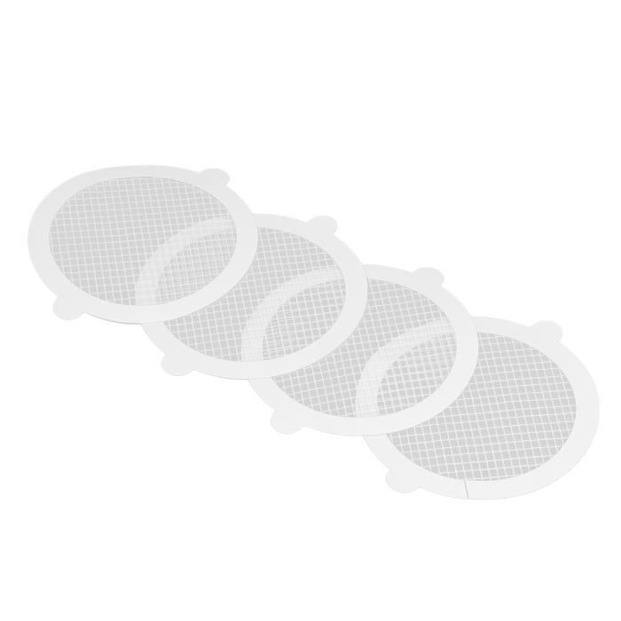 Attrape-Cheveux Douche - KCVV - 10M - Tamis Autocollant - Maille Fine - Résistant à L'Eau - Maison