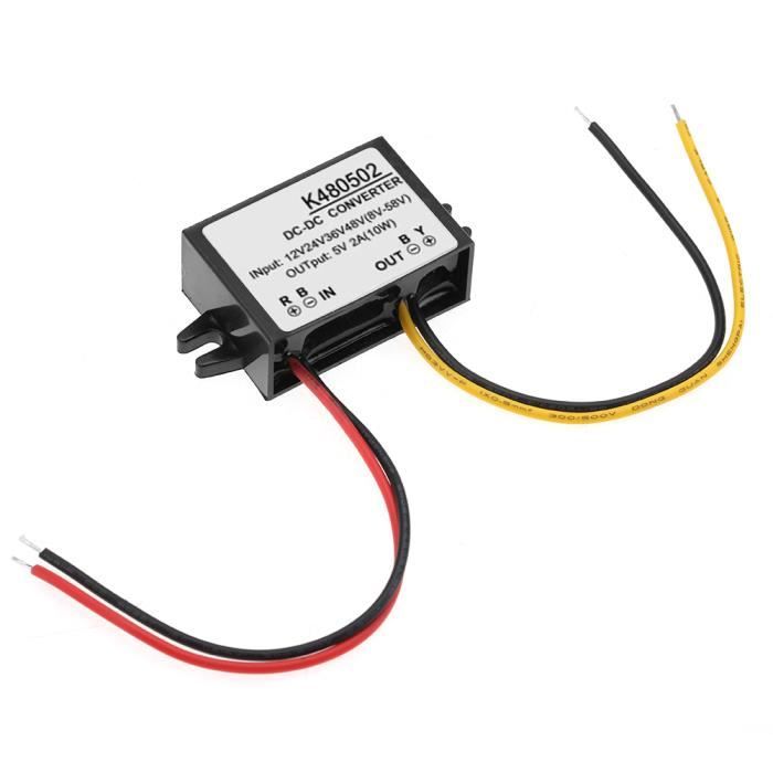 GOTOTOP Convertisseur DC Module d'alimentation abaisseur DC-DC 12V/24V ...