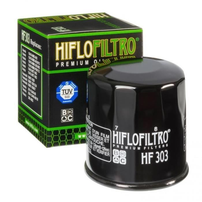 Filtre à huile Hiflofiltro pour Moto Kawasaki 650 ER6n 2007 à 2016 Neuf