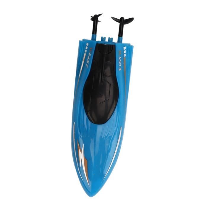 Bateau Télécommandé OBEST – Haute Vitesse – LED – 2 Batteries – 50 Min D’autonomie – 2,4 GHz – 20 Km/h
