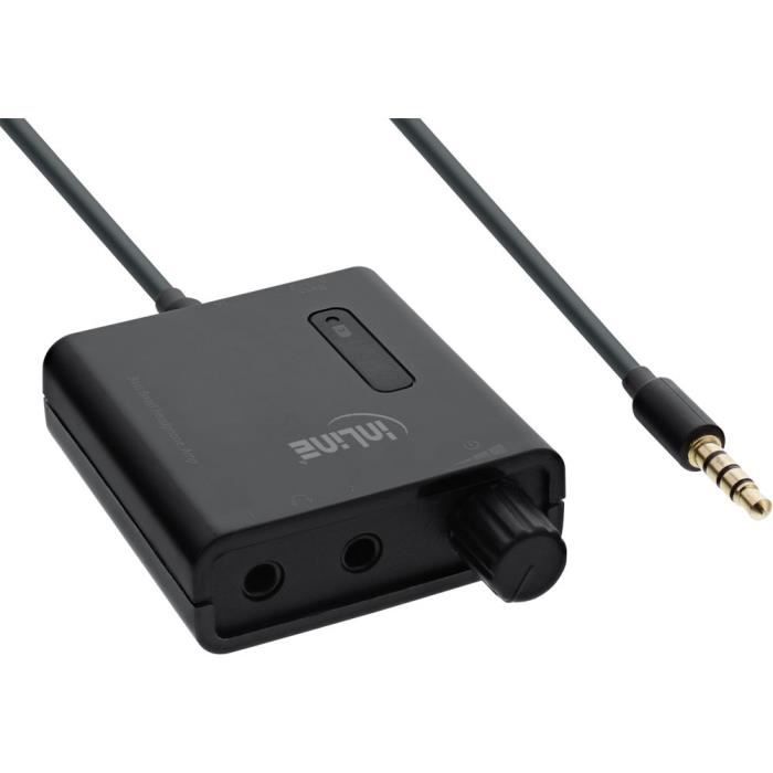 Amplificateur Stéréo Portable - InLine - Mobiler - Bass-Boost - 8h Autonomie - 2 Sorties