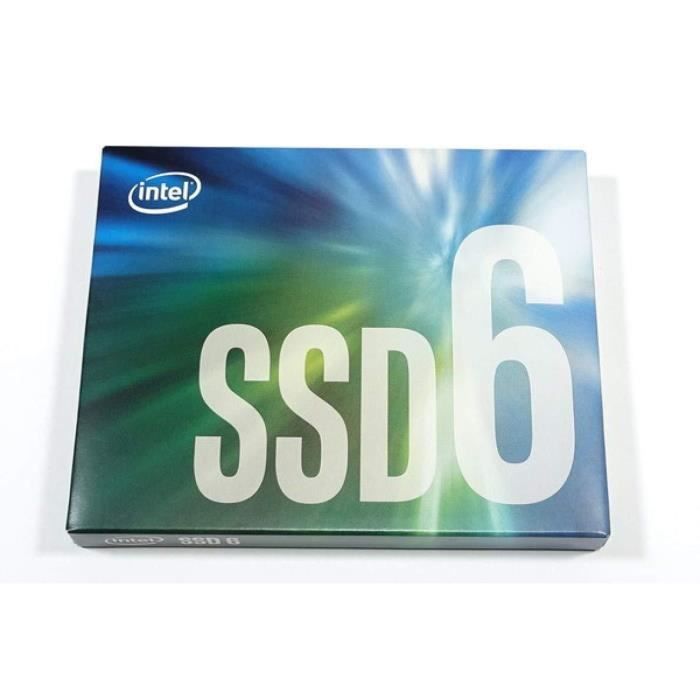  Disque SSD Série SSD Intel 660p de 1 to, SSD NVMe PCIe 3.0 (x4) M.2 (2280), NLC 3D QLC, 1 800 Mo/s en Lecture, 1 800 Mo/s en écriture, 150 k/ pas cher