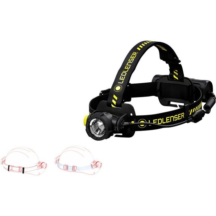 Lampe frontale LED Ledlenser H7R Work à batterie 1000 lm 4 h 502195 Lampe frontale LED Ledlenser H7R Work à batterie 1000 lm 4 h 502195