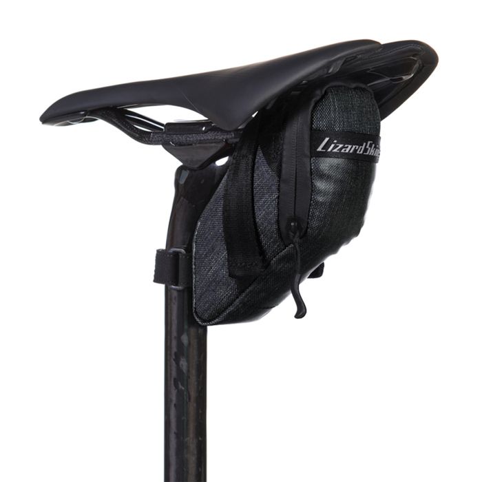 Sacoche de selle Lizard Skins Cache Jet Noir - Vélo loisir - Attache par sangles velcro