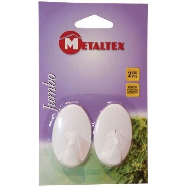 Crochet adhésif jumbo - lot de 2