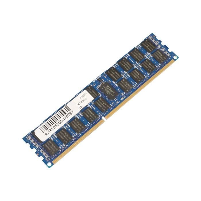 Vente Memoire PC MicroMemory DDR3L 8 Go DIMM 240 broches 1600 MHz - PC3L-12800 1.35 V mémoire enregistré ECC pour Lenovo System x3500 M4; x3550… pas cher