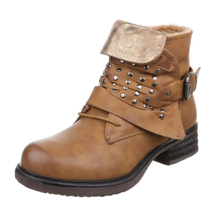bottine femme fourrées