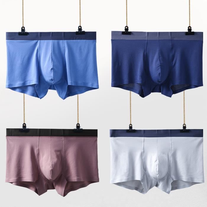 Culotte Femme 3 En 1 Soie Glacée Taille Haute - Sans Couture, Invisible, Effet Gainant, 7A - 4
